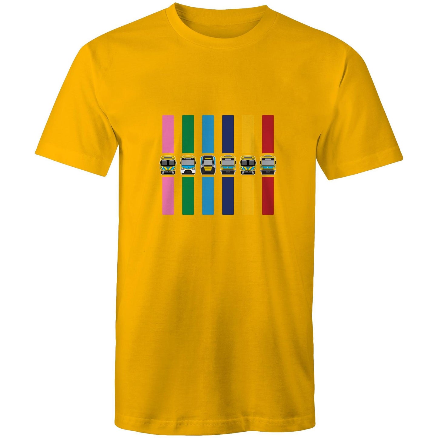 Adult Unisex Tee - Melbourne metropolitan train lines