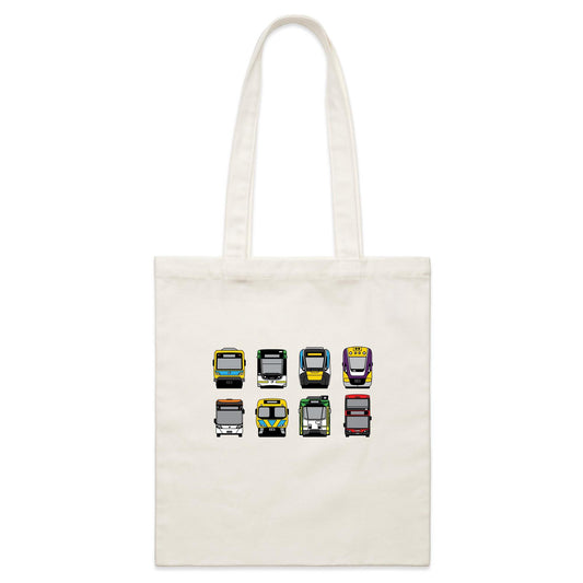 Regular Tote Bag - Melbourne transit collection