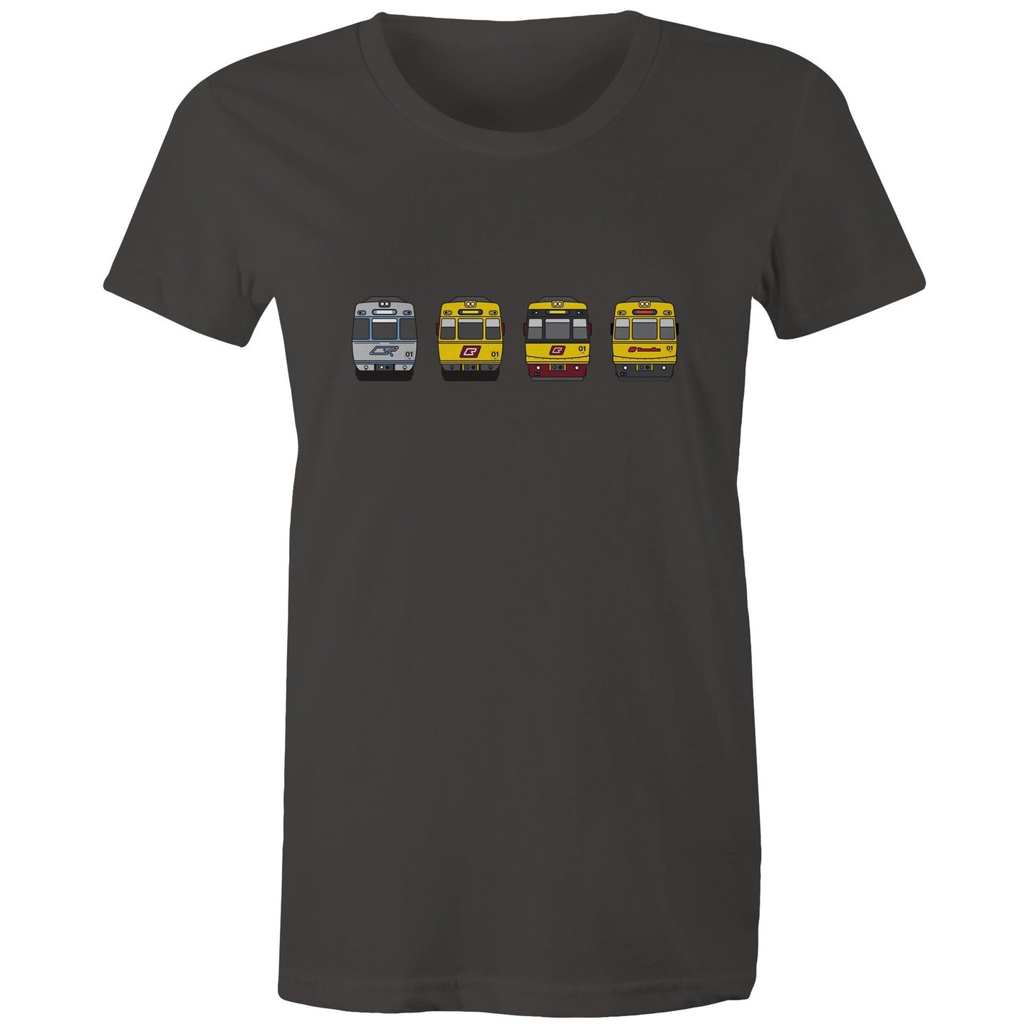 Women's Tee - SEQ - Brisbane rail 'EMU Evolution'