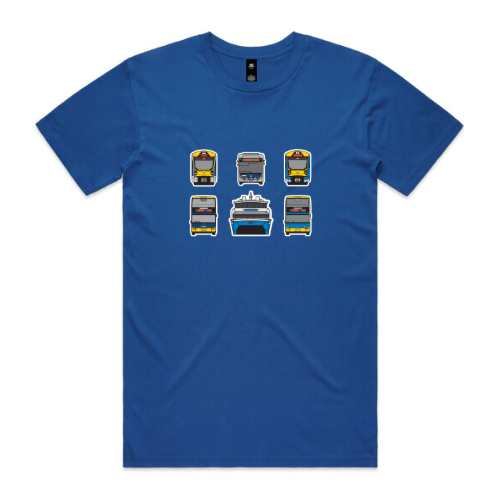 NEW!! NZ AKL Transit Lineup Tee (adult unisex)