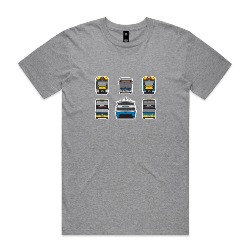 NEW!! NZ AKL Transit Lineup Tee (adult unisex)