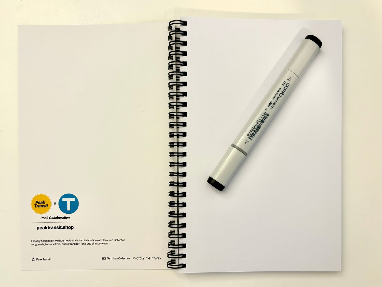 Melbourne Transit Notebook - Blank