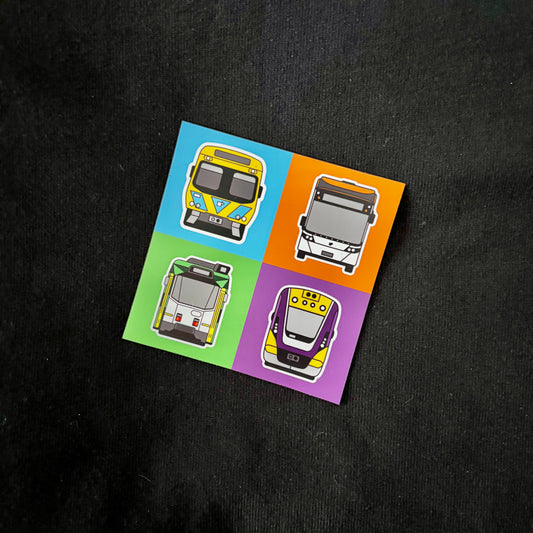 Melbourne 2x2 magnet square 2