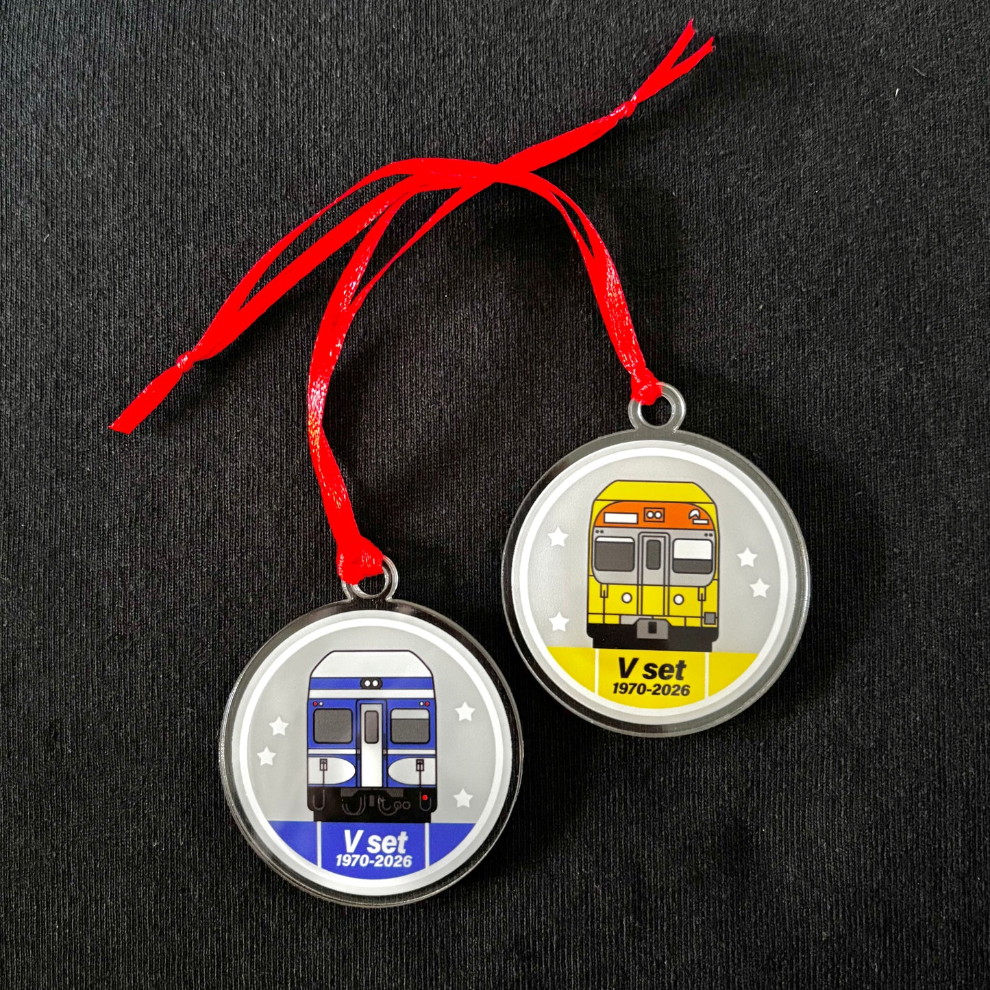 NEW!! NSW V set Xmas ornament 1970-2026