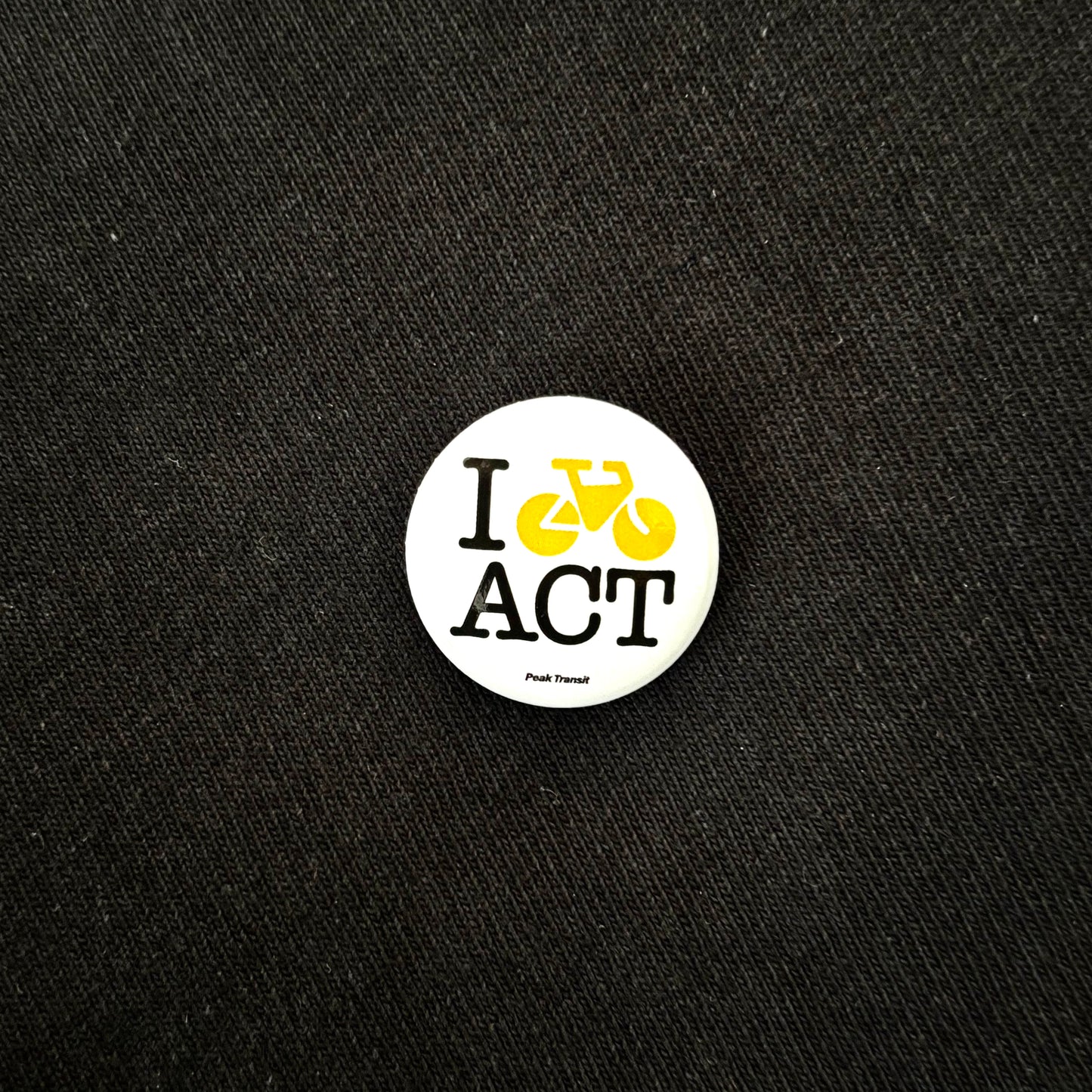 NEW!! I Bike ACT badge