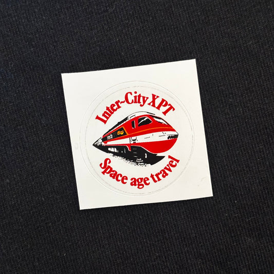 NEW!!  XPT Space Age Travel Sticker (1982) Mini Size
