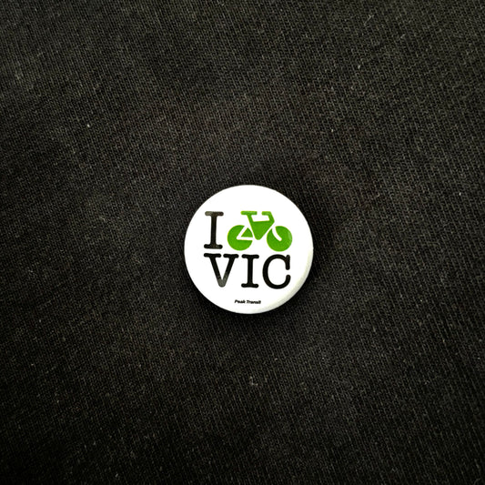 NEW!! I Bike VIC badge