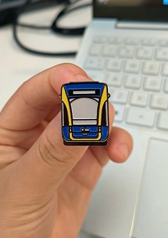 Gold Coast light rail pin