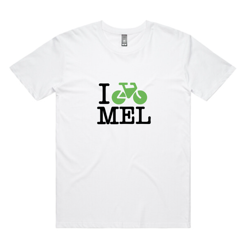 MEL I Bike Melbourne (GREEN) (adult unisex)