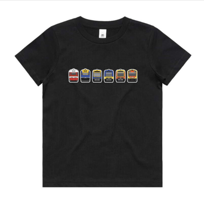 NEW!! NSW Regional Trains Lineup - Kids Youth Tee