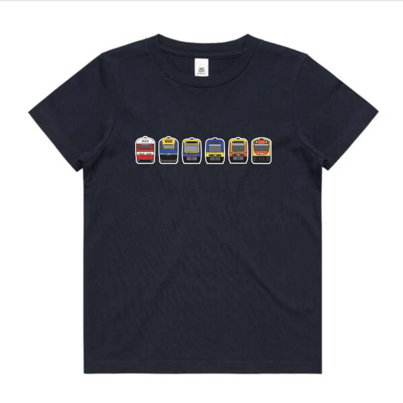 NEW!! NSW Regional Trains Lineup - Kids Youth Tee