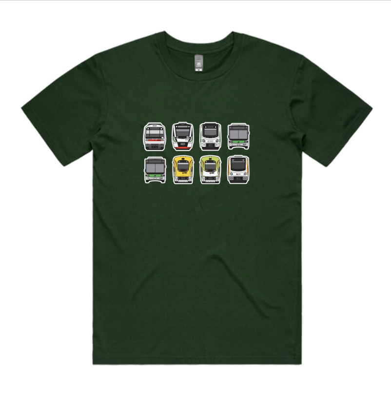 PERTH Transit Lineup Tee (adult unisex)