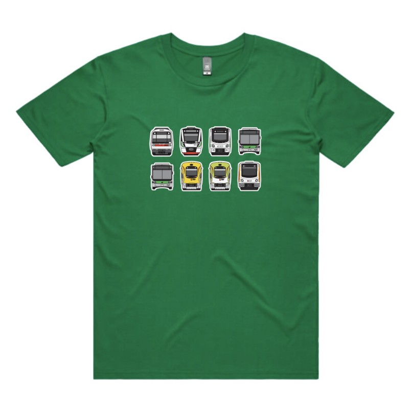 PERTH Transit Lineup Tee (adult unisex)