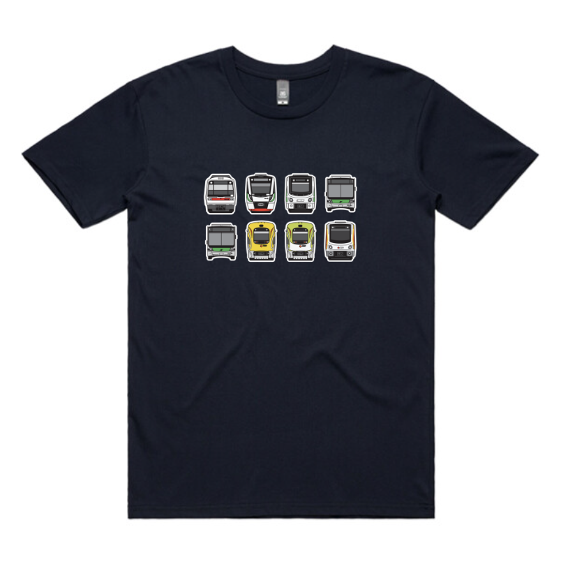 PERTH Transit Lineup Tee (adult unisex)