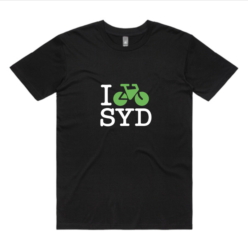 SYD I Bike Sydney (GREEN) (adult unisex)