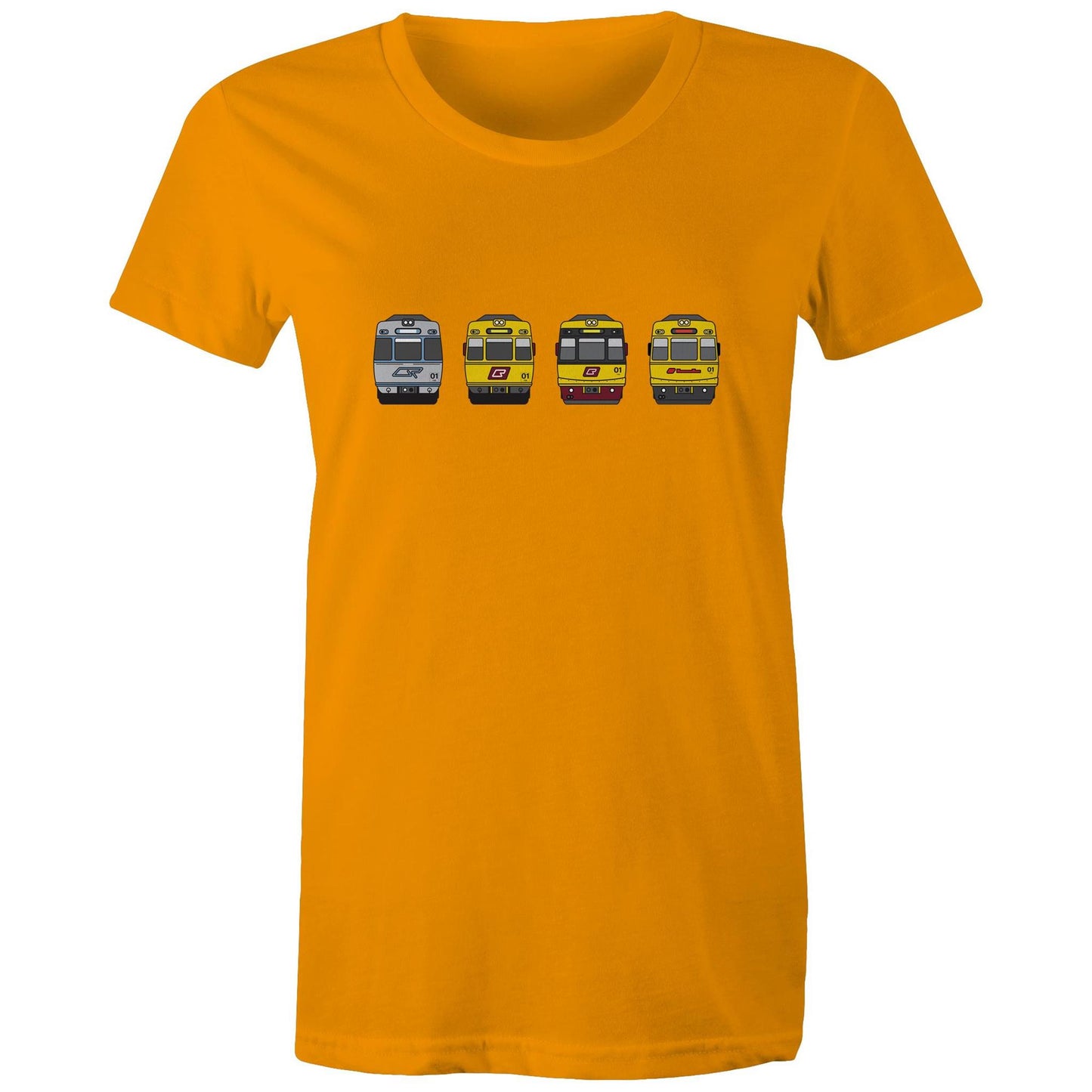 Women's Tee - SEQ - Brisbane rail 'EMU Evolution'